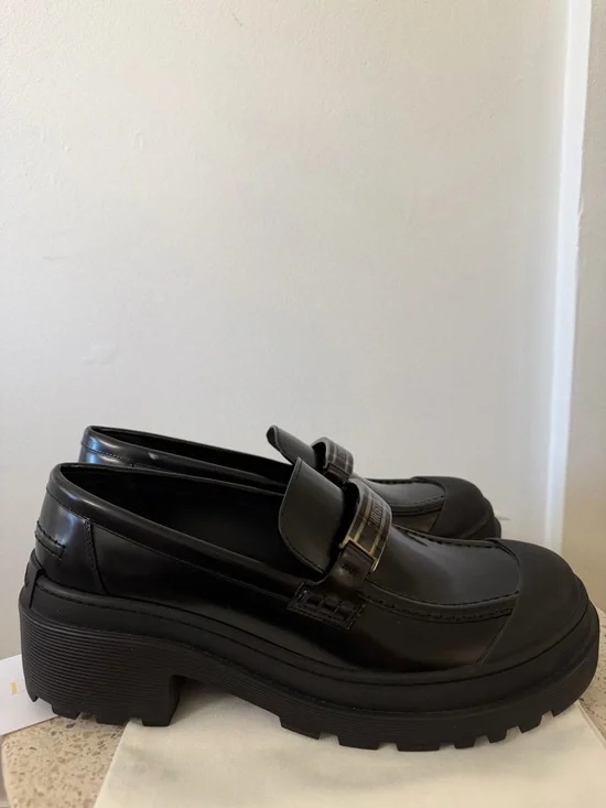 Christian Dior CalfSkin Code Lug Platform Loafer - Picture 3 of 7